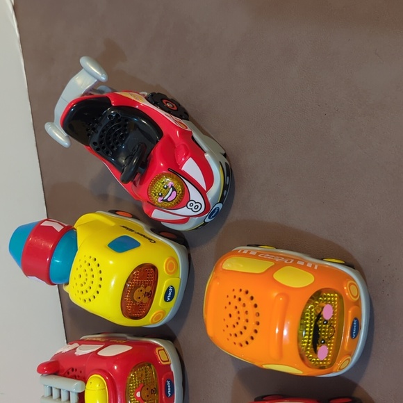 VTech automobiles vehicles ATV race car fire truck ambulance school bus mixer - Picture 5 of 11